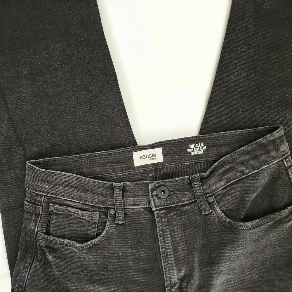 Kensie Allie High Rise Slim Straight Jeans-Size 8 - Picture 3 of 5
